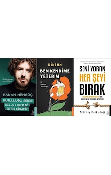 Mutluluğu Sende Bulan Senindir Ötesi Misafir + Ben Kendime Yeterim + Seni Yoran Her Şeyi.. / 3 Kitap Mutluluğu Sende Bulan Senindir Ötesi Misafir + Ben Kendime Yeterim + Seni Yoran Her Şeyi.. / 3 Kitap
