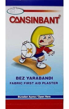 Cansın Bant Bez Yara Bandı 300 Adet Cansın Bant Bez Yara Bandı 300 Adet