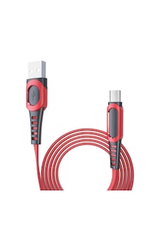 Konfulon Dc01 Süper Hızlı Micro Usb Kablo 1m 2.4a - Kırmızı Standart 14438307 Konfulon Dc01 Süper Hızlı Micro Usb Kablo 1m 2.4a - Kırmızı Standart 14438307
