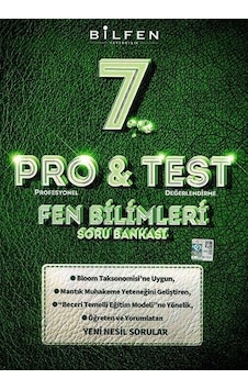 7.Sınıf Pro&Test Fen Bilimleri Soru Bankası - Bilfen Yayınları 7.Sınıf Pro&Test Fen Bilimleri Soru Bankası - Bilfen Yayınları