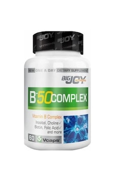 Bigjoy Vitamins B50 Complex 60 Bitkisel Kapsül Bigjoy Vitamins B50 Complex 60 Bitkisel Kapsül