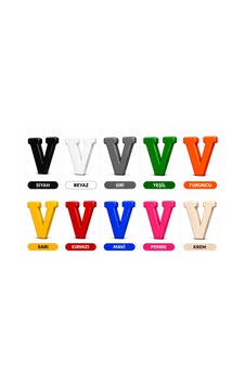 Dekoratif -v- Harfi 20 Cm Q-1375 Dekoratif -v- Harfi 20 Cm Q-1375