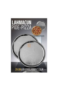 Lahmacun Pizza Pide Pişirme Tepsisi 28 Cm 2 Li Set 721314 Siyah Lahmacun Pizza Pide Pişirme Tepsisi 28 Cm 2 Li Set 721314 Siyah