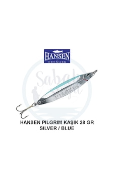 Hansen Pilgrim Kaşık 8.9cm 28gr Silver Blue Hansen Pilgrim Kaşık 8.9cm 28gr Silver Blue