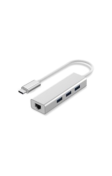 Forzacase FC823 Type-C Ethernet 3 Port Usb 3.0 Çevirici Hub Adaptör Forzacase FC823 Type-C Ethernet 3 Port Usb 3.0 Çevirici Hub Adaptör