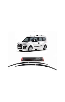 Fiat Doblo Sunplex Cam Rüzgarlığı 4 Parça Mugen Tip 2010-2014 Fiat Doblo Sunplex Cam Rüzgarlığı 4 Parça Mugen Tip 2010-2014