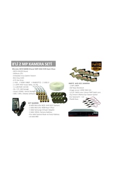 Microtec 8 Li Ahd Full Hd Kamera Seti Microtec 8 Li Ahd Full Hd Kamera Seti