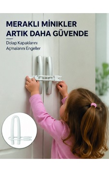 4 Adet Dolap Emniyet Kilidi Çocuk Güvenliği İçin Güçlü Ve Dayanıklı Set Yeni Nesil Diğer 4 Adet Dolap Emniyet Kilidi Çocuk Güvenliği İçin Güçlü Ve Dayanıklı Set Yeni Nesil Diğer