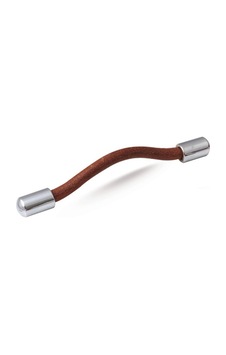 Luxury Deri Kulp Krom 128 Mm Kahverengi Luxury Deri Kulp Krom 128 Mm Kahverengi
