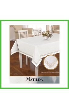 Vaveni Matilda Krem-gold 155x220 Cm Keten Masa Örtüsü Modern Tablecloth Yemek Masası Dekoru Arz Vaveni Matilda Krem-gold 155x220 Cm Keten Masa Örtüsü Modern Tablecloth Yemek Masası Dekoru Arz