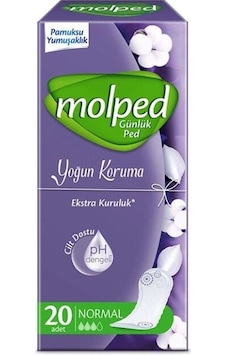 Molped Yoğun Koruma Günlük Ped 20 Adet Molped Yoğun Koruma Günlük Ped 20 Adet