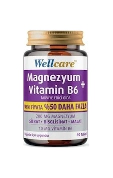 Magnezyum Vitamin B6 200/10mg 90 Tablet Magnezyum Vitamin B6 200/10mg 90 Tablet