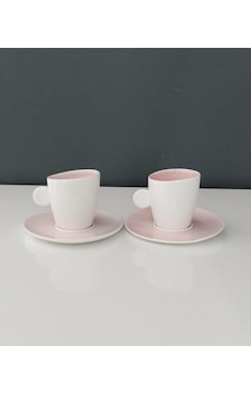 Tantitoni Round Pembe Porselen 2 Li Fincan Seti 90 Ml Pembe Tantitoni Round Pembe Porselen 2 Li Fincan Seti 90 Ml Pembe