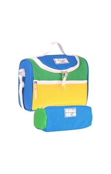 Calacilo Twins Mavi Yeşil Renkli Erkek Çocuk Mavi - Yeşil Renk Beslenme Çantası Ve Kalemlik Seti - Setcc-c4099 Çok Renkli Calacilo Twins Mavi Yeşil Renkli Erkek Çocuk Mavi - Yeşil Renk Beslenme Çantası Ve Kalemlik Seti - Setcc-c4099 Çok Renkli