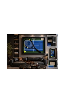 İsme Özel Tenis Tablosu 70x50 Cm 5 Cm Derin Çerçeveli El Yapımı Premium Dekoratif Duvar Tablosu İsme Özel Tenis Tablosu 70x50 Cm 5 Cm Derin Çerçeveli El Yapımı Premium Dekoratif Duvar Tablosu