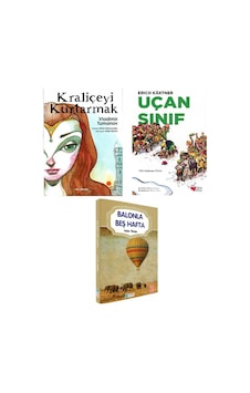 Kraliçeyi Kurtarmak - Uçan Sınıf + Balonla Beş Hafta 3 Kitap Set