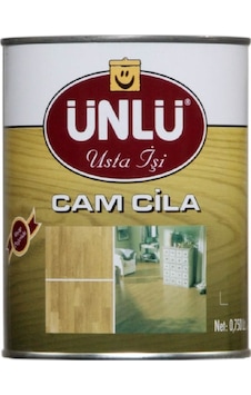 Ünlü Cam Cila Parlak 0,75L Ünlü Cam Cila Parlak 0,75L