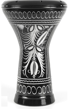 Masterwork Çömlek Darbuka Erzincan İşlemeli Siyah