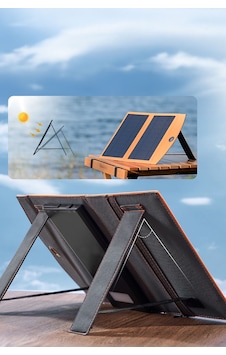 Kampçılar İçin Katlanabilir Portatif Tasarım Powerbank Güneş Paneli 1000 Mah Solar Powerbank Çok Renkli
