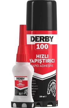 Derby Hızlı Yapıştırıcı Seti 100 Ml 10 Adet Ahşap Ve Plastik Yüzeyler İçin Yüksek Yapıştırma Gücü Düşük Viskozite 100 Ml Derby Hızlı Yapıştırıcı Seti 100 Ml 10 Adet Ahşap Ve Plastik Yüzeyler İçin Yüksek Yapıştırma Gücü Düşük Viskozite 100 Ml