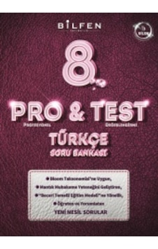 8. Sınıf Pro&test Türkçe Soru Bankası 8. Sınıf Pro&test Türkçe Soru Bankası