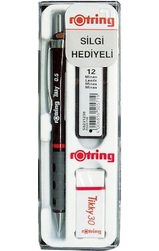 Rotring Tikky Mekanik Kurşun Kalem Okul Seti 0.7 MM Bordo Rotring Tikky Mekanik Kurşun Kalem Okul Seti 0.7 MM Bordo