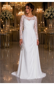 Gül&can Butik Beyaz Dantel Detaylı Uzun Abiye Elbise Beyaz Gül&can Butik Beyaz Dantel Detaylı Uzun Abiye Elbise Beyaz