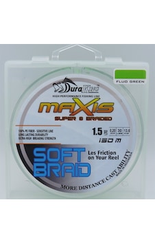 Duraking Maxis S.Soft 8X 150Mt Ip Misina 1,5Pe 0,20Mm-Fg Fluo Yeş Duraking Maxis S.Soft 8X 150Mt Ip Misina 1,5Pe 0,20Mm-Fg Fluo Yeş