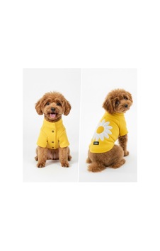 Nakışlı Papatya Daisy Girl Sarı Polar Köpek Kıyafeti Nakışlı Papatya Daisy Girl Sarı Polar Köpek Kıyafeti