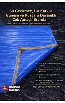 Her Ölçüde Tır Brandası Ürünü Dokuma Naylon Branda Çok Amaçlı Ev-balkon-teras-bahçe Brandası Mavi Her Ölçüde Tır Brandası Ürünü Dokuma Naylon Branda Çok Amaçlı Ev-balkon-teras-bahçe Brandası Mavi