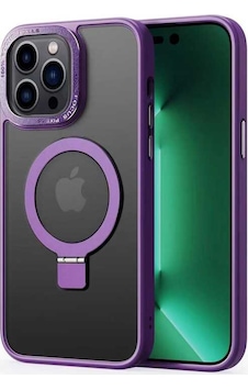 Apple Uyumlu iPhone 14 Pro Magsafe Wireless Şarj Özellikli Standlı Zore Ting Kılıf-derin Mor Derin Mor Apple Uyumlu iPhone 14 Pro Magsafe Wireless Şarj Özellikli Standlı Zore Ting Kılıf-derin Mor Derin Mor