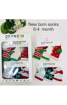 Defne Baby 6 Çift Pamuklu New Born Yenidoğan Kız Bebek Çorap-738 ÇoK Renkli Defne Baby 6 Çift Pamuklu New Born Yenidoğan Kız Bebek Çorap-738 ÇoK Renkli