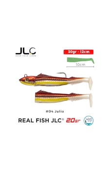 Jlc Real Fish 20 Combo Set 30gr 12cm 04 Julia 2+1 Silikon Balık Jlc Real Fish 20 Combo Set 30gr 12cm 04 Julia 2+1 Silikon Balık
