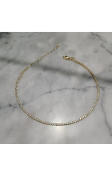 Su Yolu Gümüş Halhal Gold Gümüş