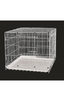 Dayang - 537 - Köpek Kafesi - Csmo-tex - Beyaz 93x56.5x63.5 Dayang - 537 - Köpek Kafesi - Csmo-tex - Beyaz 93x56.5x63.5