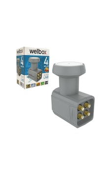 Wellbox WXL-204 Gold 0.1DB 3D 4K Dörtlü LNB (QUAD)