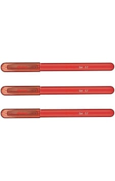 Rotring Jel Mürekkepli Tükenmez Kalem Kırmızı 3 Adet