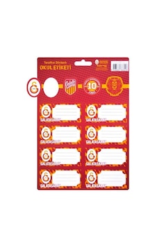Galatasaray Stickers Okul Defter Etiketi - 3 Yaprak