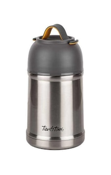 TANTİTONİ GRİ PASLANMAZ ÇELİK KAŞIKLI YEMEK TERMOSU 700ML