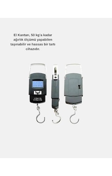 Hassas Dijital El Terazisi 50 Kg Kapasite Seyahat İçin Hassas Dijital El Terazisi 50 Kg Kapasite Seyahat İçin
