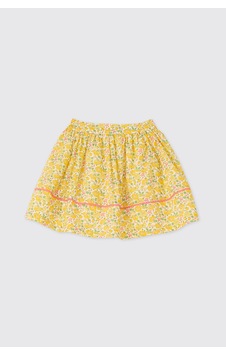 Panço Liberty Kumaş Çiçek Desenli Kız Bebek Etek Sarı Panço Liberty Kumaş Çiçek Desenli Kız Bebek Etek Sarı
