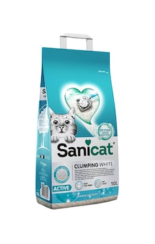 Sanicat Active Marsilya Sabunu Kokulu Topaklaşan Doğal İnce Bentonit Kedi Kumu 10 L Sanicat Active Marsilya Sabunu Kokulu Topaklaşan Doğal İnce Bentonit Kedi Kumu 10 L