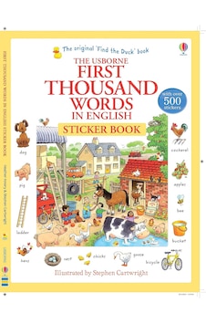 USB - First 1000 Words English Sticker Book USB - First 1000 Words English Sticker Book
