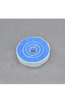 Mavi Polisaj Cila Bezi 100 Mm 4 Kat Dikişli Delik 20-22 Mm Mavi Polisaj Cila Bezi 100 Mm 4 Kat Dikişli Delik 20-22 Mm