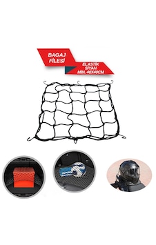 Bagaj Filesi Küçük Boy 40cmx40cm Siyah 1 Bagaj Filesi Küçük Boy 40cmx40cm Siyah 1