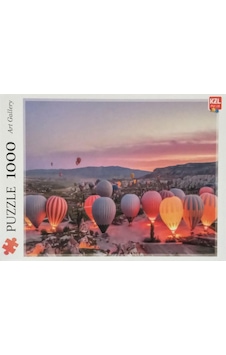 Akıllıelma-kzl Puzzle Kapadokya Hava Balonları 1000 Parça Puzzle Pazıl 68x48 Cm
