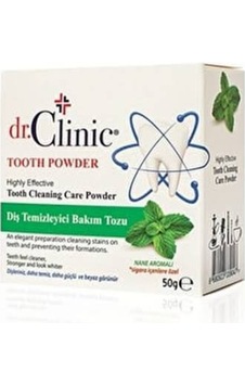 Dr.Clinic Nane Aromali Diş Temizleyici Bakım Tozu 50 G