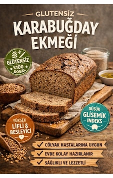 Glutensiz Karabuğday Ekmeği 2 Adet Glutensiz Karabuğday Ekmeği 2 Adet