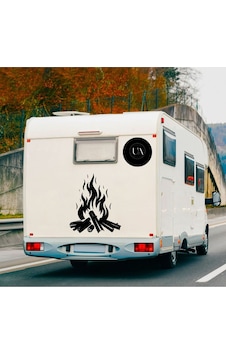 Karavan Sticker Camping Sticker Oto 40x40 Karavan Sticker Camping Sticker Oto 40x40
