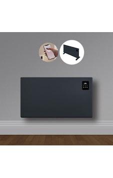 Elektrikli Wifi Konvektör Panel Isıtıcı 1500 W Antrasit Elektrikli Wifi Konvektör Panel Isıtıcı 1500 W Antrasit